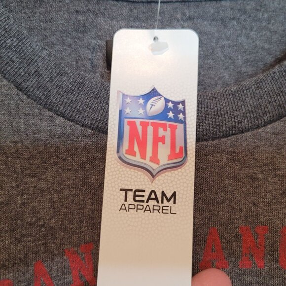 49ers NFL Team Apparel Tshirt Original Tags Mens Size 2XL Gray - Picture 4 of 6